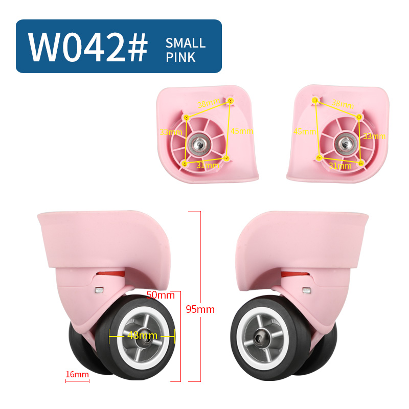 Reparatie Trolley Koffer Wielen Universele Wielen Accessoires Vervanging Reparatie Koffer Universele Caster Accessoires: Licht Goud