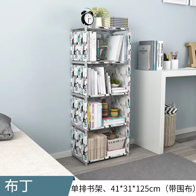 2/3/4 schicht Montiert Bücherregal Ecke Schrank Kleinigkeiten Buch Lagerung Organizer Einfach ziehen um Regal Bücherregal freundlicher Wohnkultur: 18