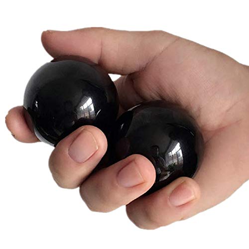 Suzakoo Hand Strengtheners Exercise Ball Solid Steel Balls Hand Turn Arm Force Training: 50mm balls
