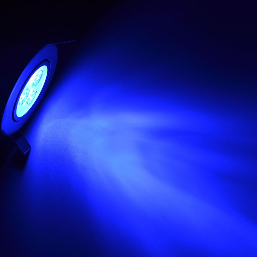 8 farben 6W LED Einbau Decke Downlight Ultra Helle Lampe AC 220V 110V mit Fahrer Unten Licht scheinwerfer für Heimat Hotel Dekor: Blau / Beige