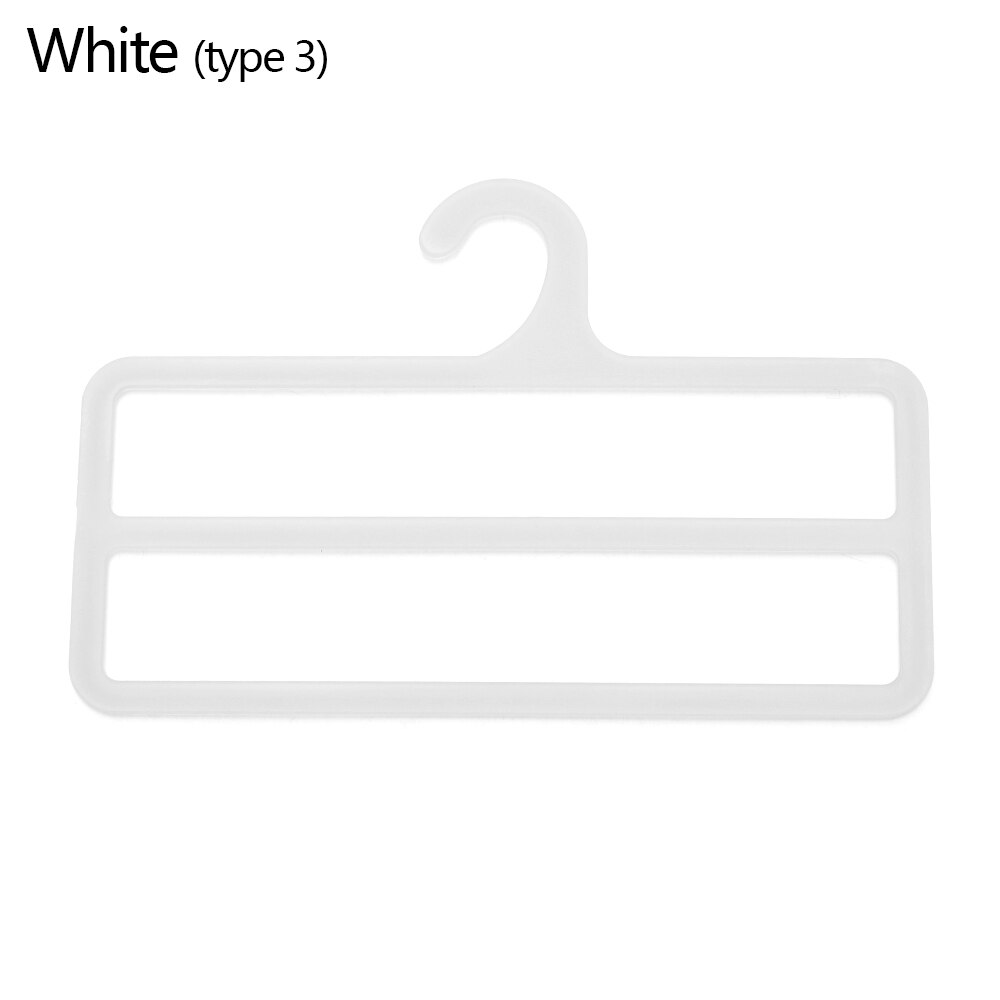 Circle Shape Shawl Scarf Hanger Multifunctional Coat Belt Tie Clothes Display Shelf Space Saving Organizer Plastic Storage Holde: type 3 white