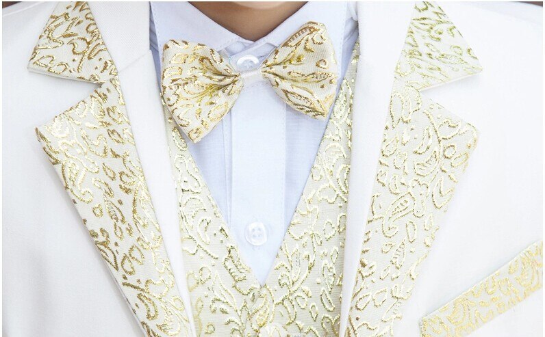 Conjunto de ropa para niños, traje de cumpleaños de informal, trajes formales de boda para niño, Blazers, conjunto de 5 uds. F 1004, venta al por menor