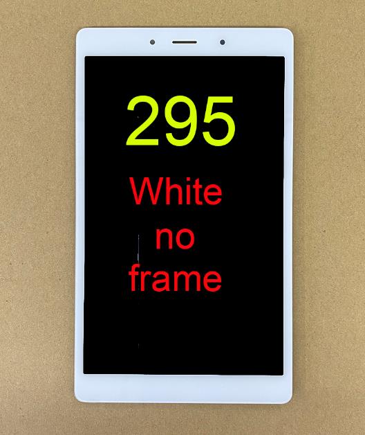 8 zoll für samsung tab  a 8.0 sm-t290 sm-t295 t290 t295 touchscreen lcd display digitizer glas panel montage + werkzeuge: 295 weiß ohne rahmen