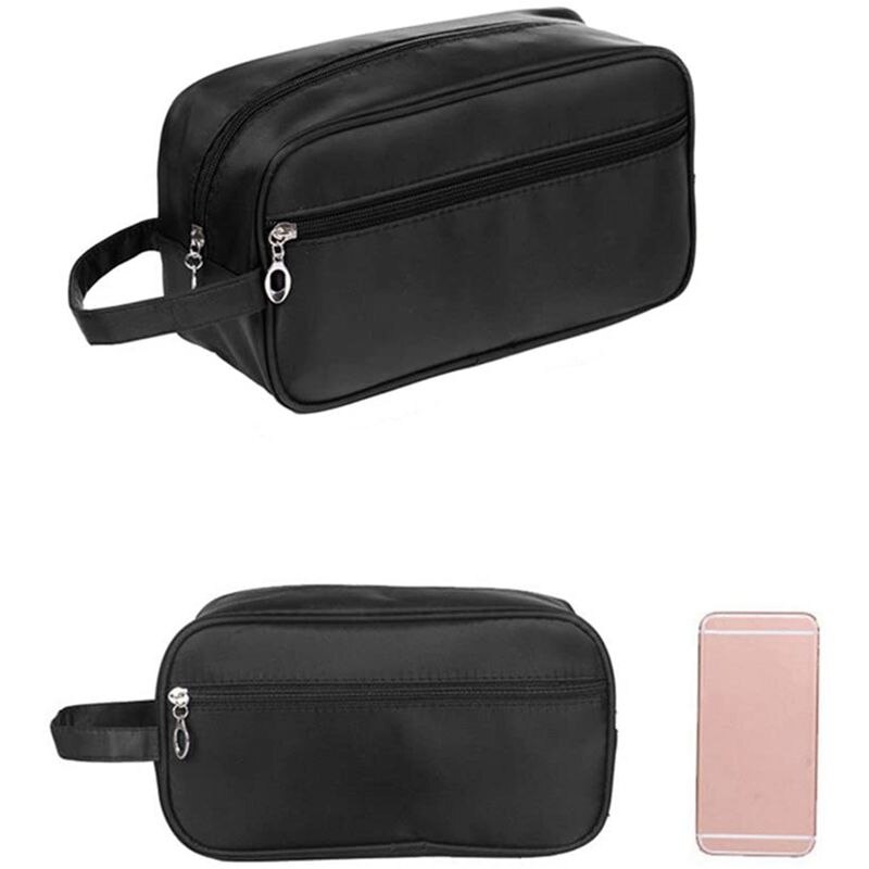 Men's Polyester Cosmetic Bag Outdoor Travel Waterproof Wash Bag Toothpaste Towel Storage Bag
