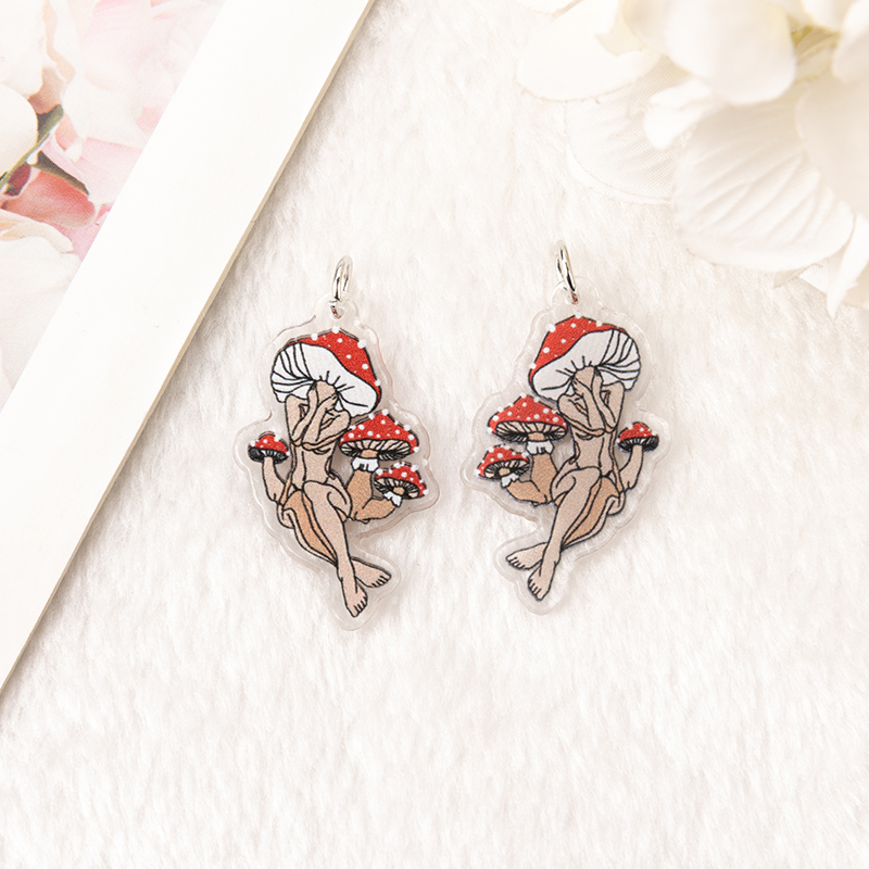 Kitsune-Breloques Grenouille, Pièce Plus Lente, Crâne, Aucun pour Boucle d'Oreille, Porte-clés, Pendentif, Collier, Bricolage, Exécutif, 6Pcs