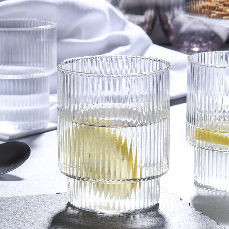 Set of 2-classical home morning water glass office water juice glass cup GLA-1520