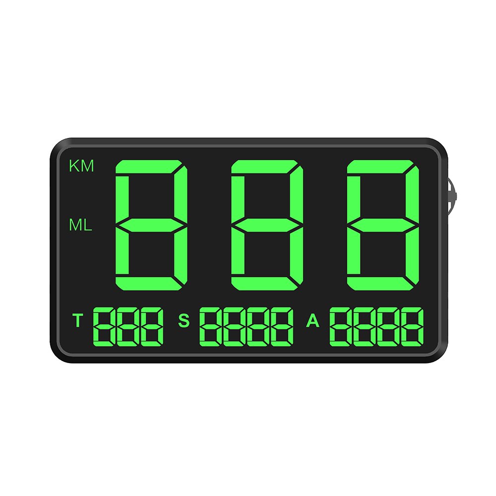 C80 Car GPS Speedometer Speed Odometer Mileage Odometer Hud Display Digital Car Speed Alarm MPH KMH Altitude Display Projector
