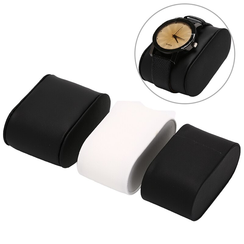 3 färger klockkuddar förvaringsbox armbandsur armband display stativ hållare organisatör klocka kudde för fodral