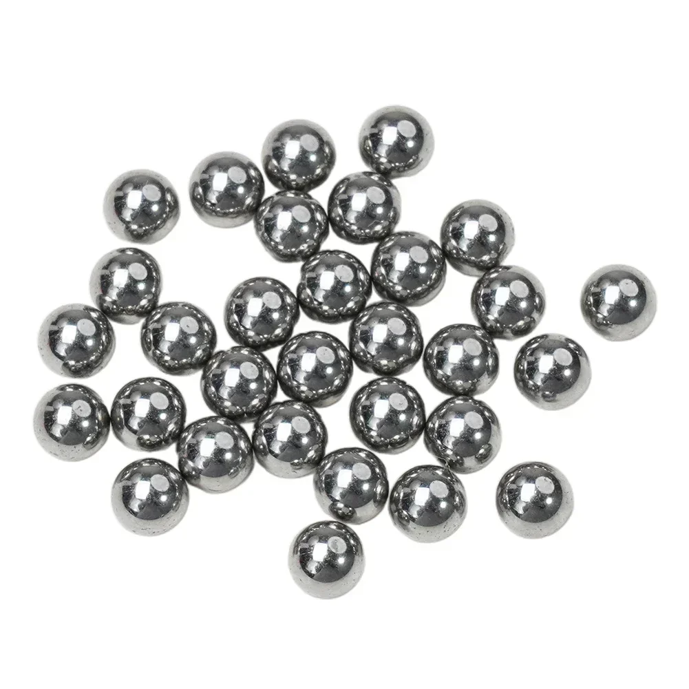 Roulement de vélo, billes en acier pour moyeu de roue 4.76MM 3/16 devant ou 6.35MM 1/4 pouces, balles de remplacement pour vélos arrière: YELLOW