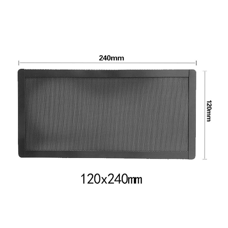 Magnetische Staub Filter Staubdicht PVC Gittergewebe Netz Abdeckung Schutz für Heimat Chassis PC Computer fallen Lüfter Zubehör 12x24CM