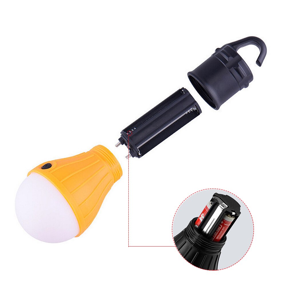 De emergencia portátil de luz para tienda aire libre Camping luz bombilla colgando lámpara de Camping linterna bombilla luz de trabajo Camping luz LED