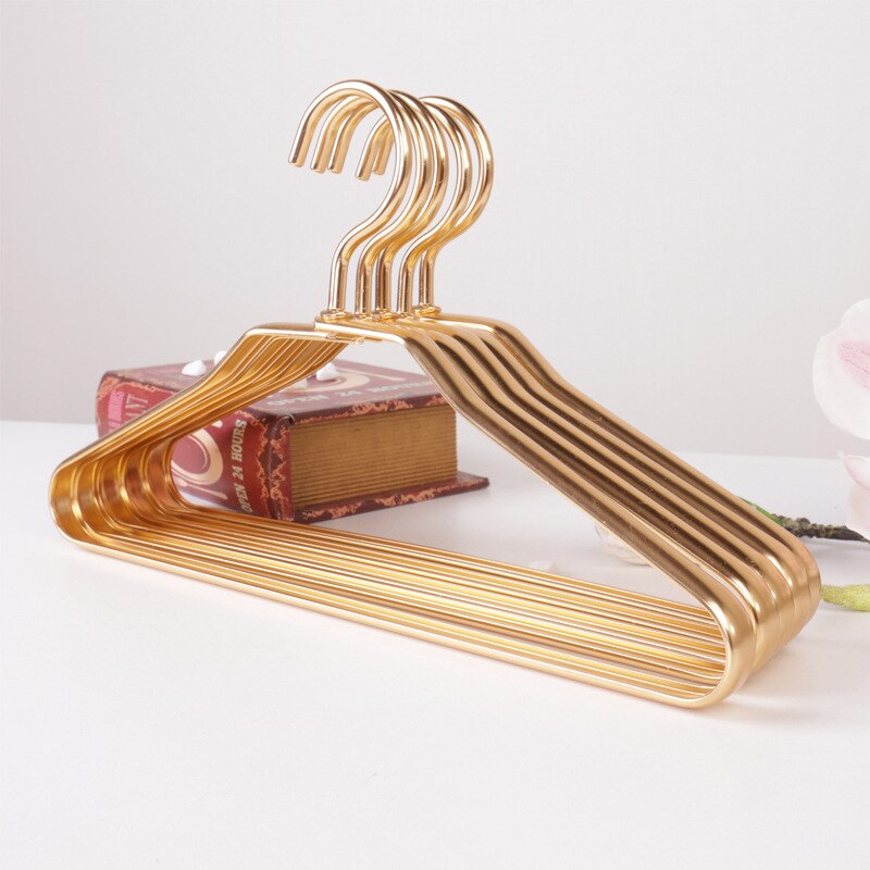 Cintre en alliage d'aluminium antidérapant | Pour enfants, espace en aluminium, aucun agent fluorescent peut être utilisé sur une tenture antidérapante de 20 ans pour rangement à la maison