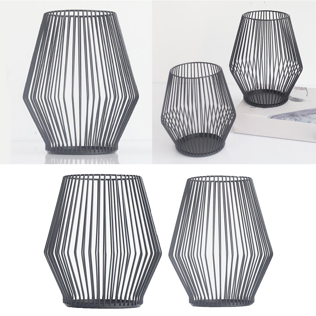 Nordic stijl ijzerdraad theelichthouder voor binnen en buiten, evenementen, feesten en bruiloftstafeldecoraties