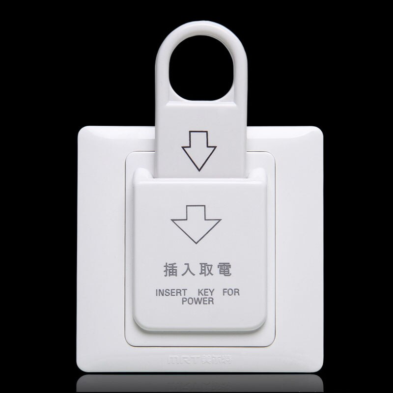 Switches Interruptor De Luz Newest Magnetic Card Switch 220v/16a ,energy Saving Switch,insert Key for Power,without Time Delay