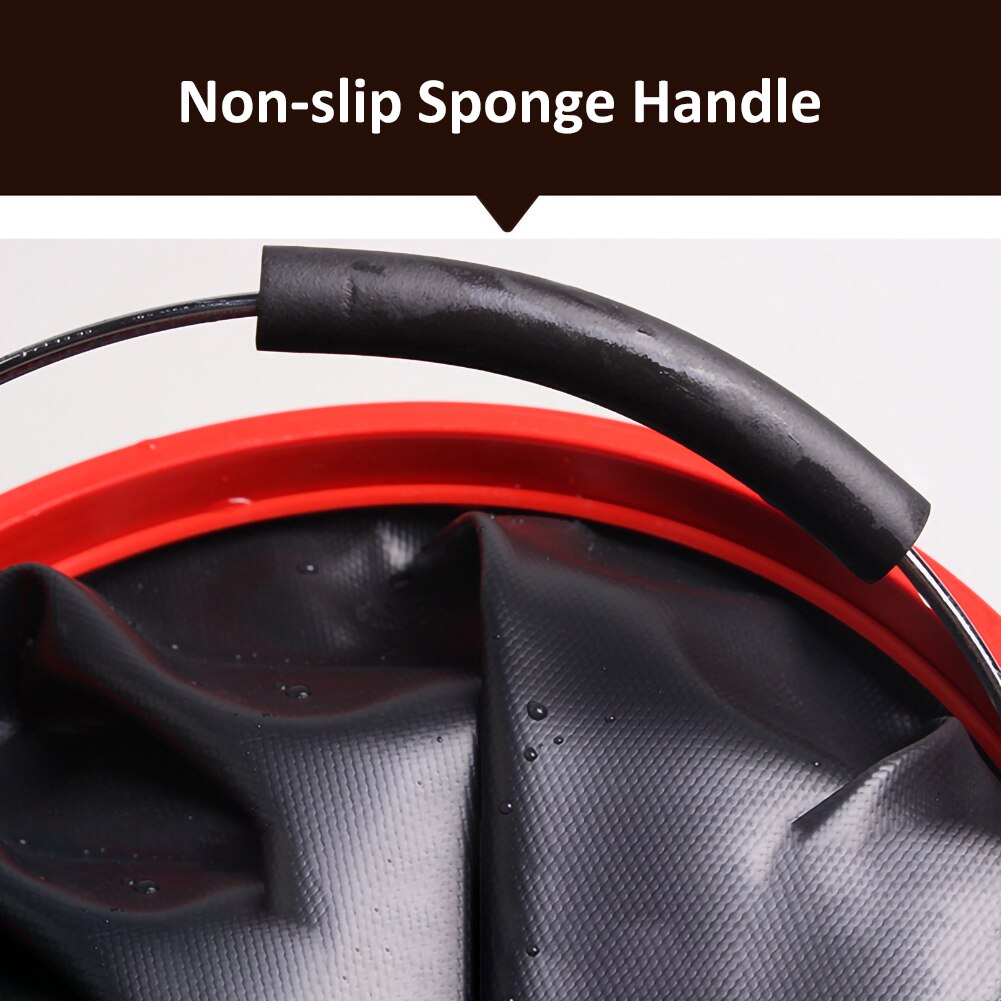 12L Car Wash Large Bucket Folding Bucket Home Multi-function Portable Bucket Outdoor Fishing Tackle Equipment