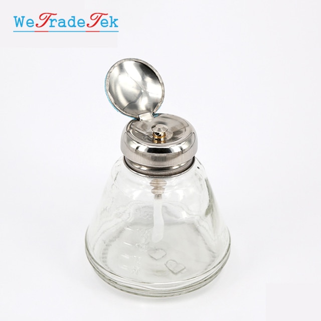 Anti-Static Glass Liquid Alcohol Bottle 150ML Phone Repair Clean Tool Automatic Water Bottle ESD Dispenser Bottle: Plsatic core