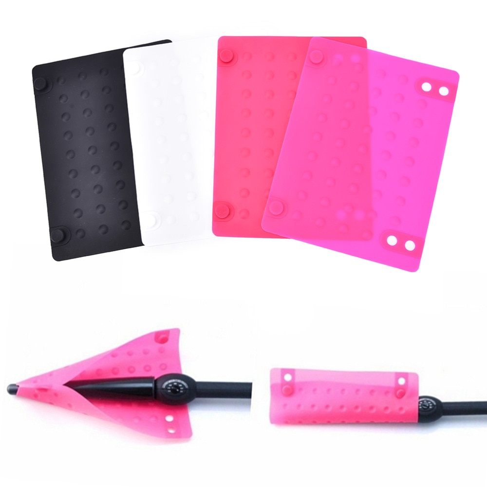 1PC 21.6x15.6cm Silicone Heat Resistant Mat Anti-heat Mats for Hair Straightener Curling Iron 3 Color