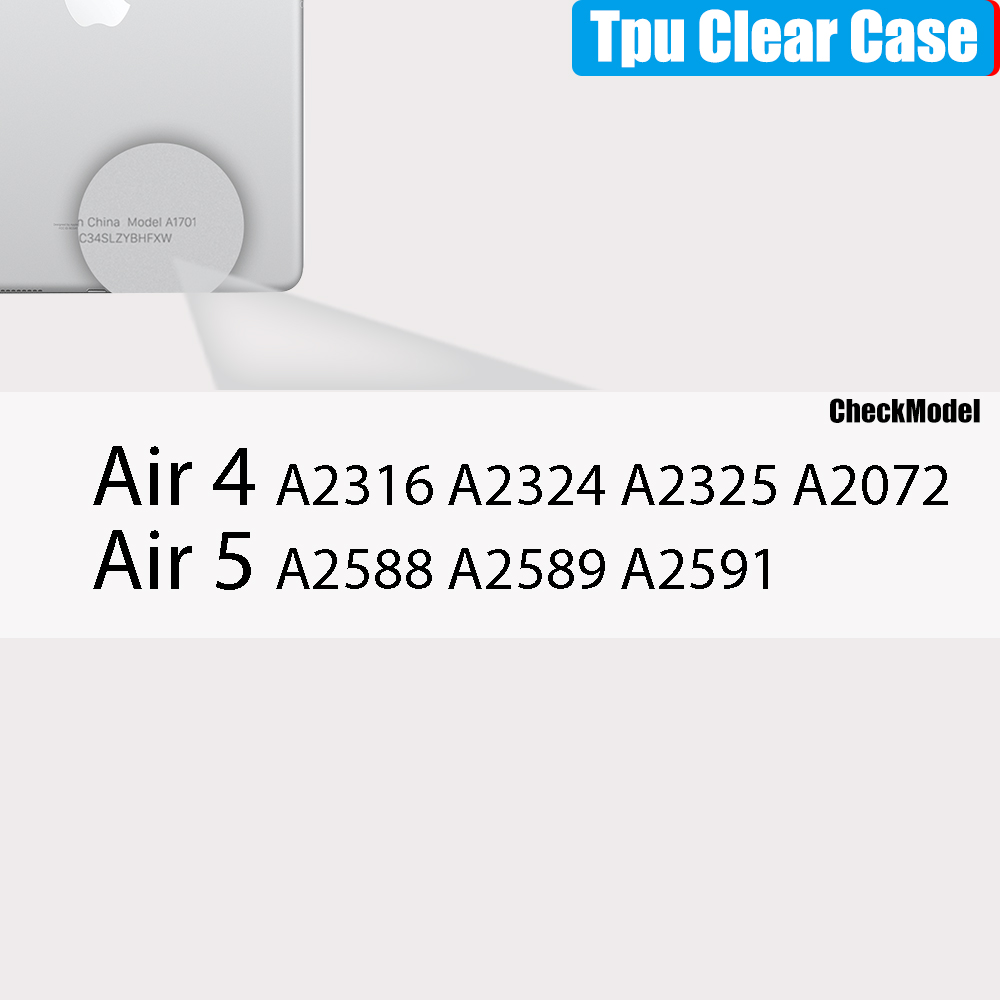 TPU Doorzichtige Hoes Voor Ipad Pro 11 12.9 10.5 9.7 9e Generatie Mini 6 Air 5 4 2 1 10e 8 7 5 Protect Funda Ipad Accessoires: YELLOW