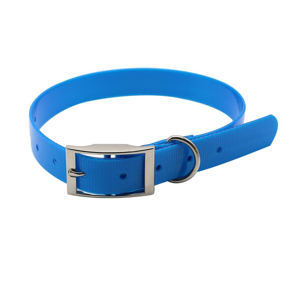 Huisdier Halsband TPU + Nylon Verstelbare Kraag Voor Kleine Grote Honden Kraag Training Outdoor Comfortabele Ketting Voor Huisdier Product: Blue / L