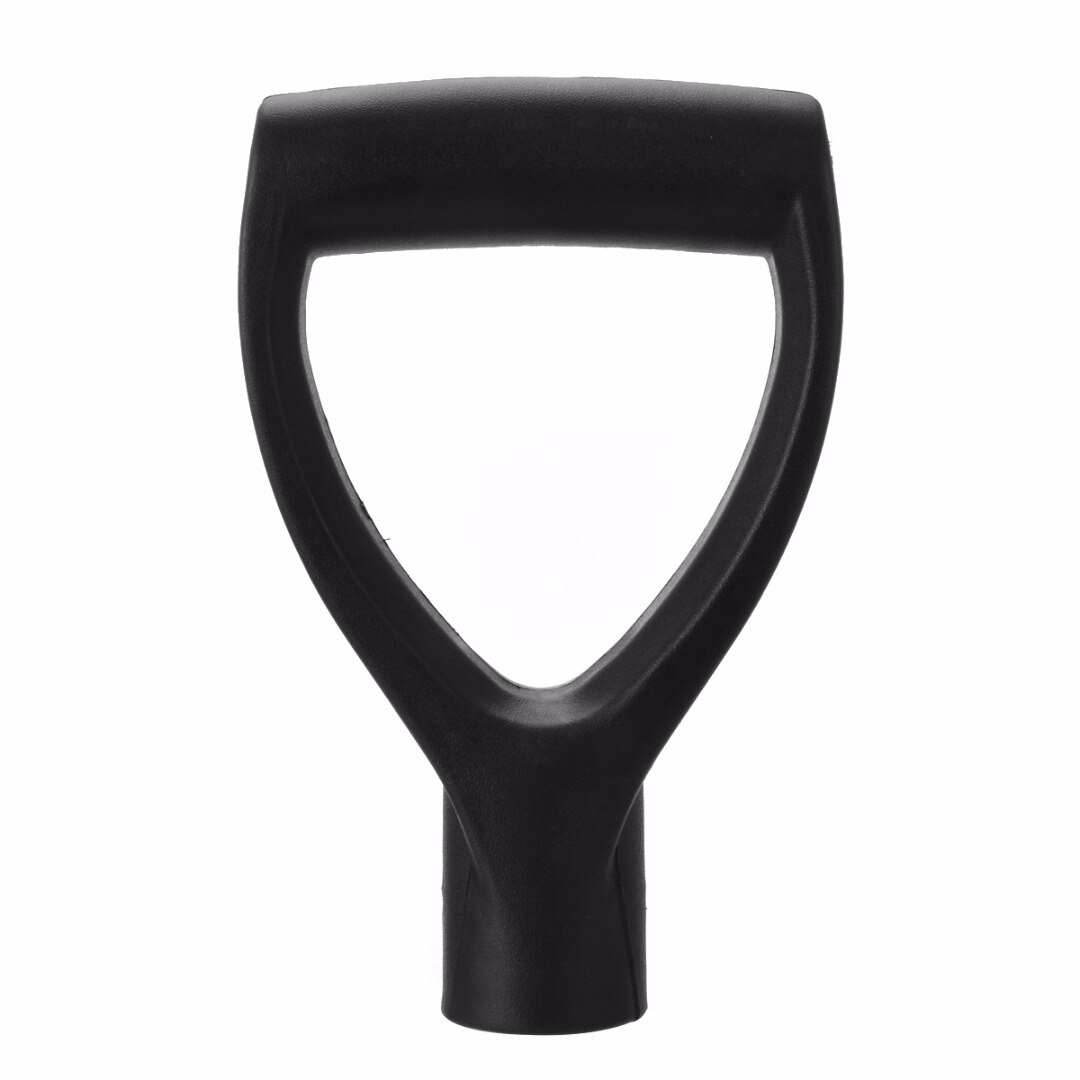 1pc T-Förmigen Schaufel Griff Ersatz Schwarz Kunststoff Spaten Gabel Griffe für Garten Werkzeuge Mayitr