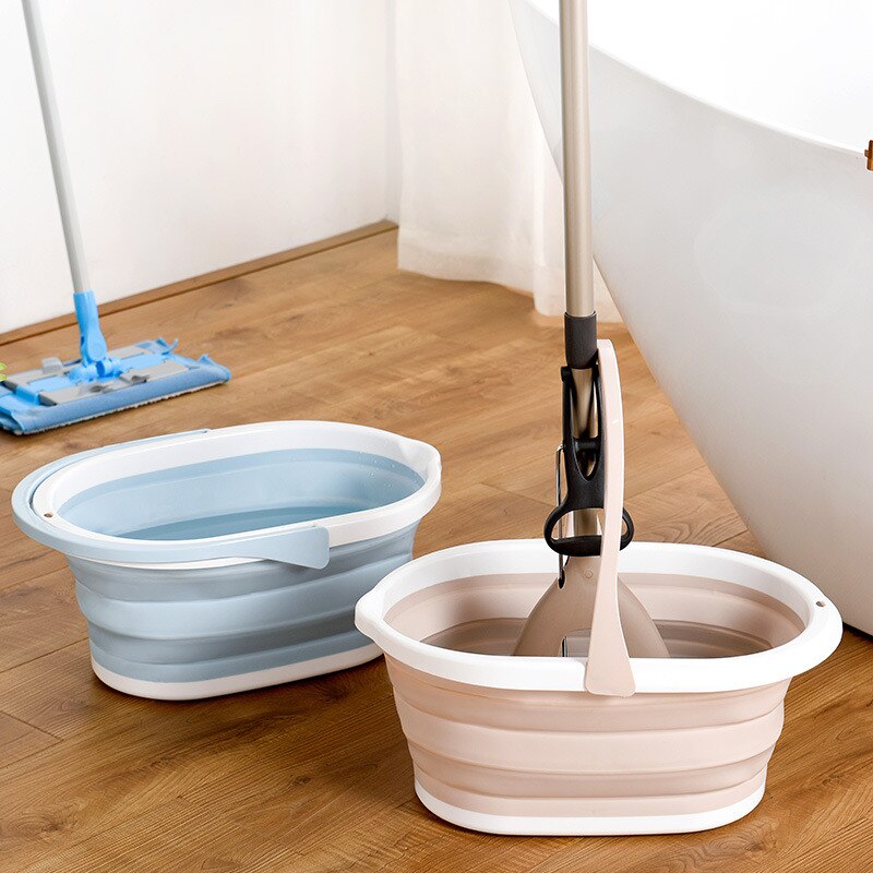 Bañera de ducha portátil plegable para bebé, piscina para mascotas, cubo Rectangular de plástico grueso para pies, Spa, fregona de almacenamiento de agua