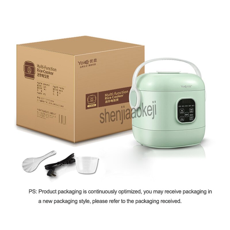 2L Rice cooker Y-MFB10 Mini Cooking pot Intelligent Non-stick Rice Cooker Chassis heating kitchenware with LCD display 220v