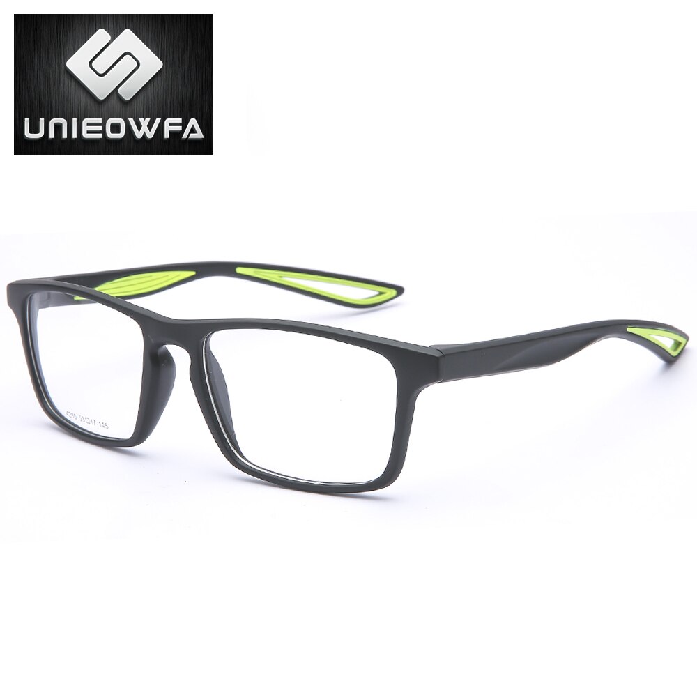 Sport Optical Glasses Frame Men TR90 Prescription Eyeglasses Frame Myopia Progressive Spectacles Frame Clear Transparent Eyewear: C4