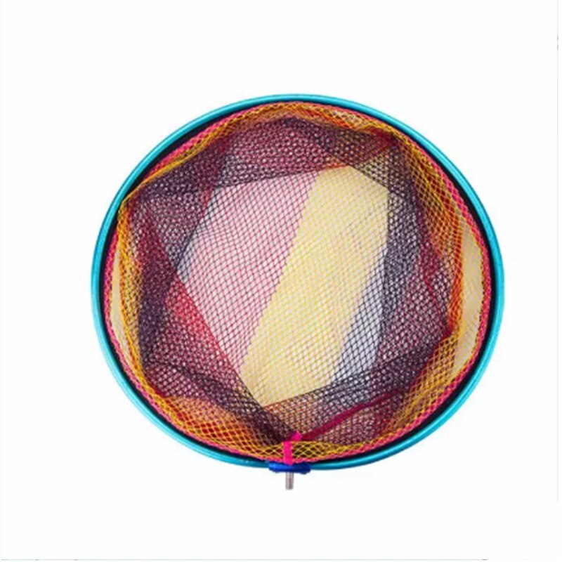 Nylon Fishing Net Foldable Fishing Tool Nylon Landing Dip Mesh Deep Immersion Fishing Christmas