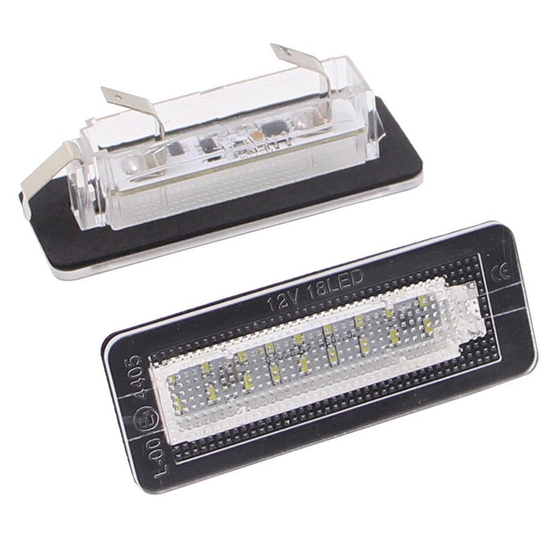 18SMD Kentekenplaat Verlichting Voor Smart Fortwo Coupe Led 450 451 Praktische