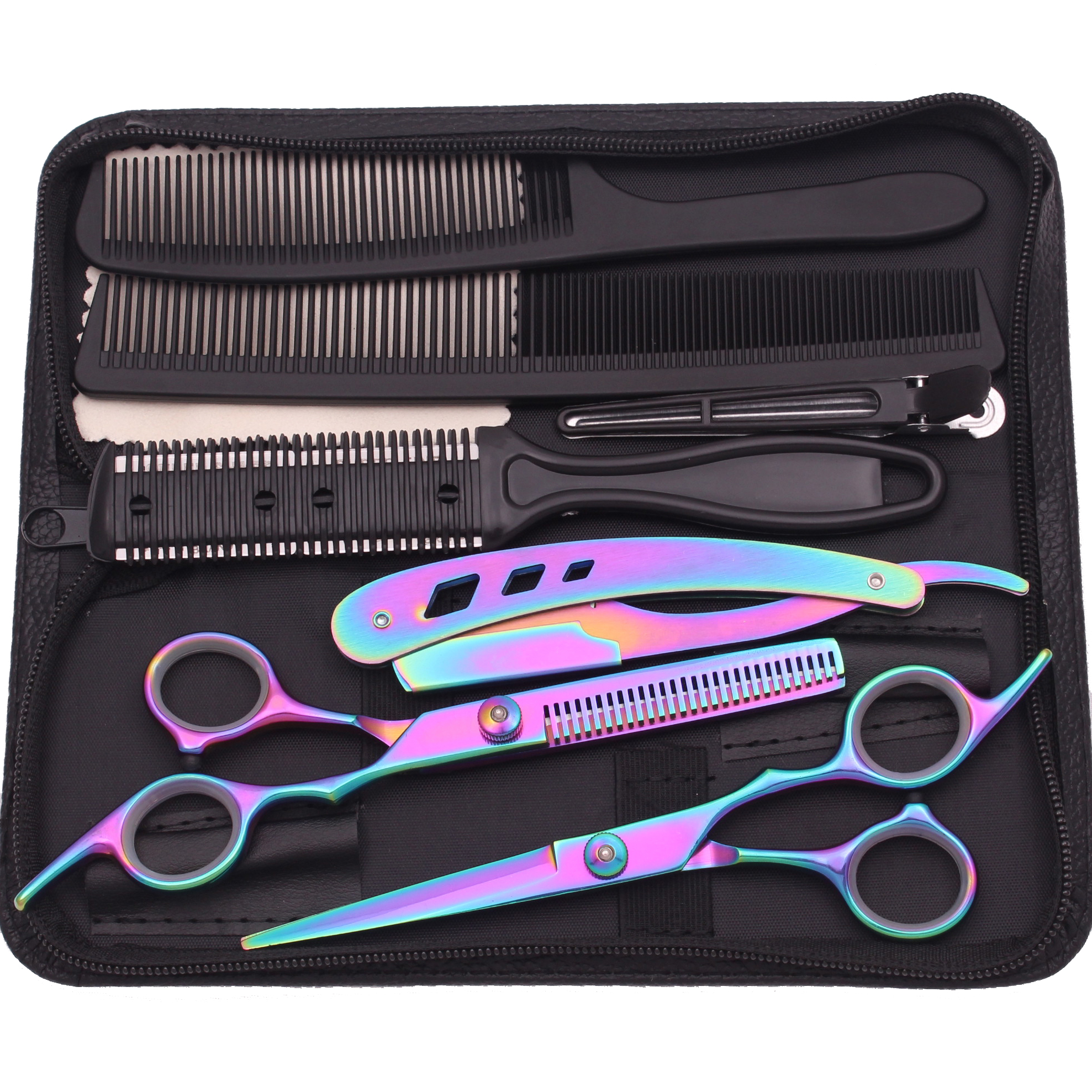 6,0 '' inch haarschaar Professionele knipschaar Dunner kappers Kapselset Salon Kapper en thuis Japans staal 1001