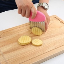 Stainless steel wave cut potato knife kitchen tool wave knife shredder