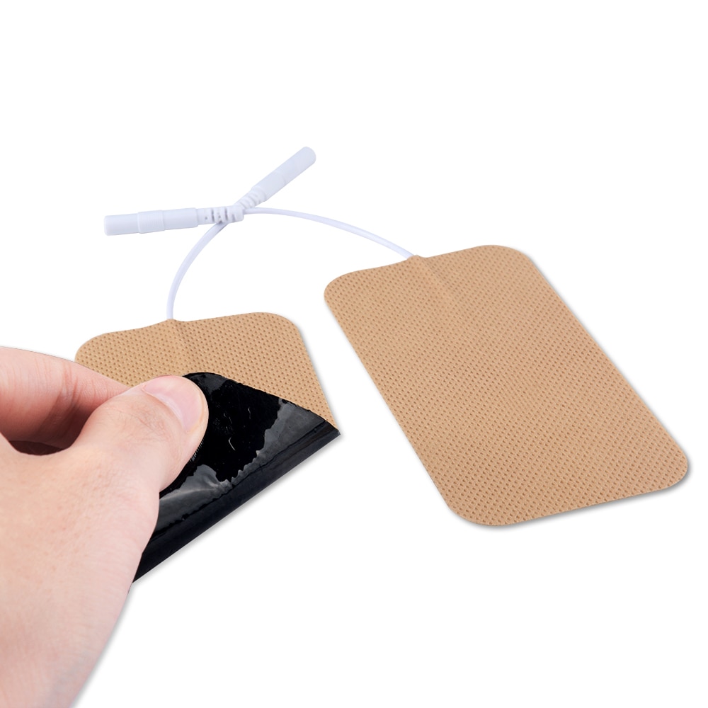 16 électrodes pads 10x5 cm | électrodes adhésives pour appareil TENS & EMS
