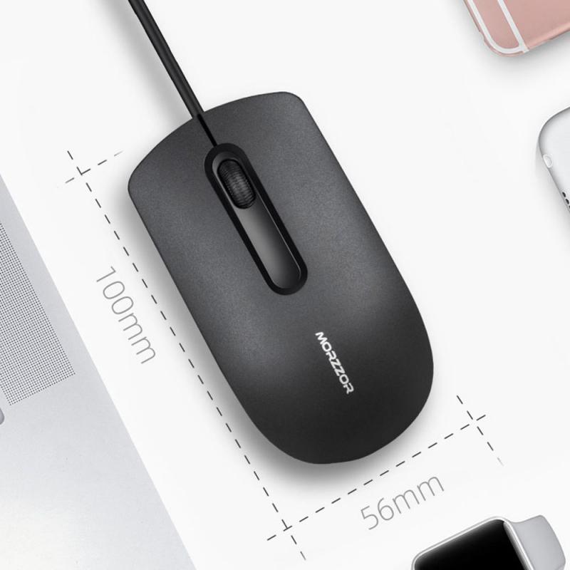 Kablet mus gaming ergonomisk stille mus usb kontormus for datamaskin bærbar pc  pc 3- knapper 1200 dpi kabel