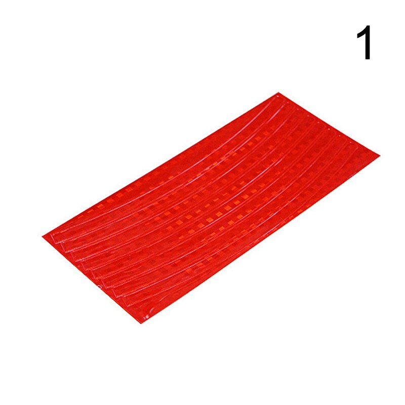 Pegatina reflectante para neumáticos de bicicleta pegatinas para llantas de rueda llanta de bicicleta, reflectantes fluorescentes, accesorios para ciclismo de montaña: A1