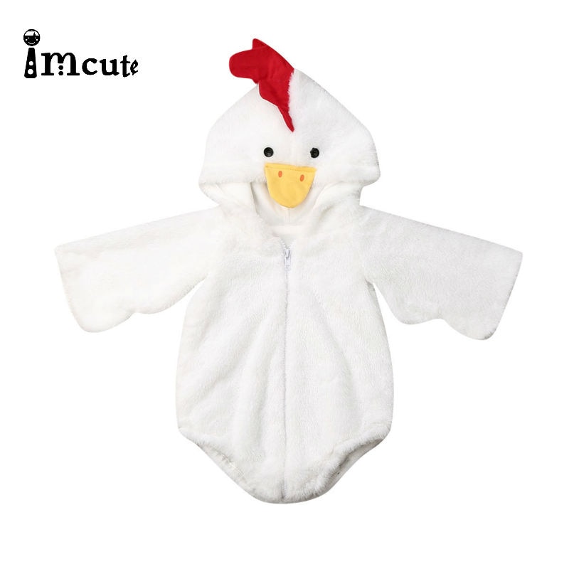 Imcute Neugeborenen Baumwolle Langarm Unisex Baby Mädchen Jungen Body Baby Kleidung Tops Einem Stück Warme Fleece Bodys Tier Türkei