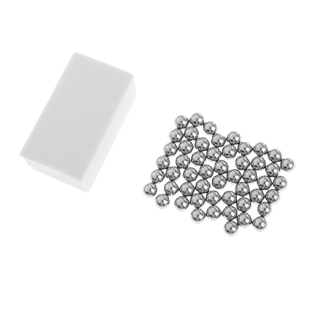 45 pièces/ensemble Ustar UA 90170 modèle peinture mélange spécial boule en acier Mini jeu de billes en acier inoxydable pour secouer les peintures outils de peinture