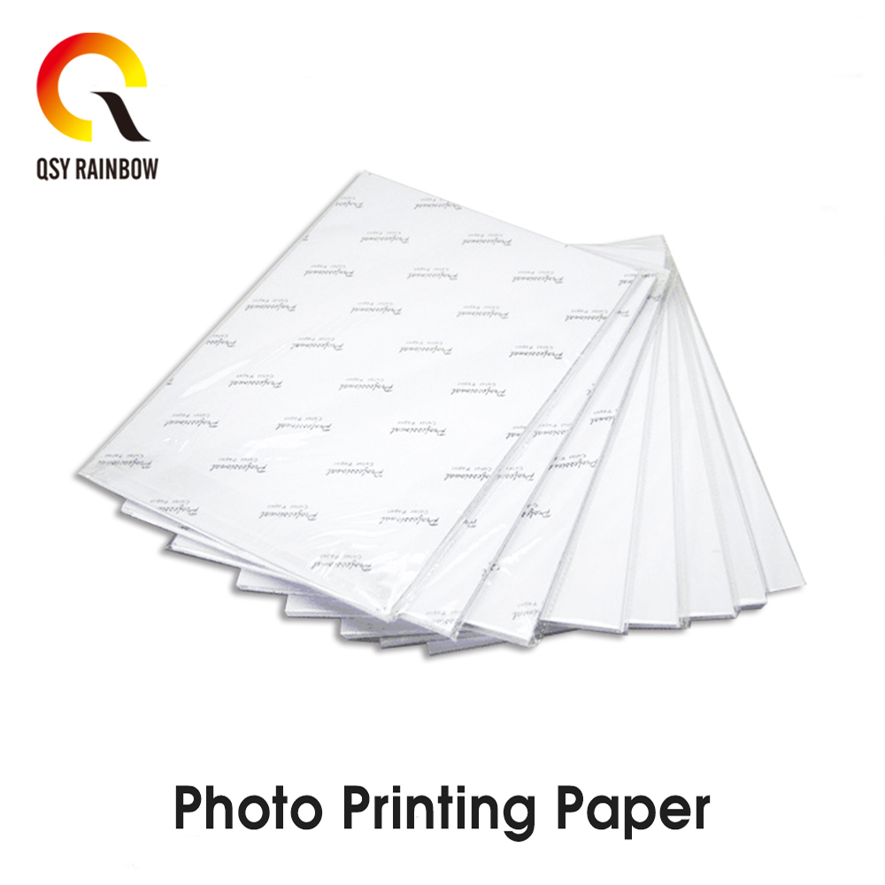 CMYK 3R 4R 5R Photo Paper Glossy Printer Photographic Paper High-gloss paper for Inkjet Printer Office Supplies 100 sheets / PK