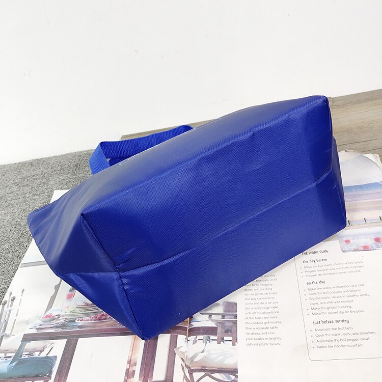 portable nylon cooler bag thermal picnic lunch bag insulated shop tote cool bag ice pack food cans drinks thermos carrier bag