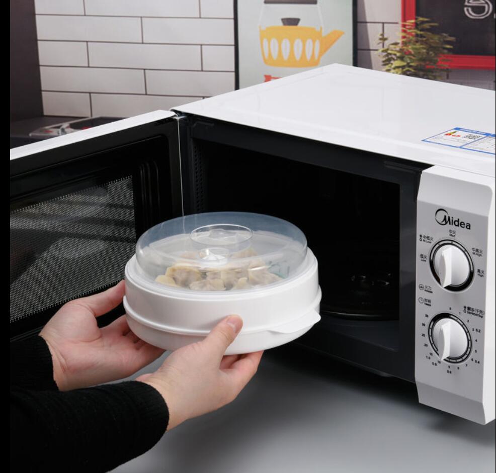 Microwave Rice Cooker Portable Food Container Multi-Function Steamer Rice Cooker Lunch Box Steamer: 22cm small