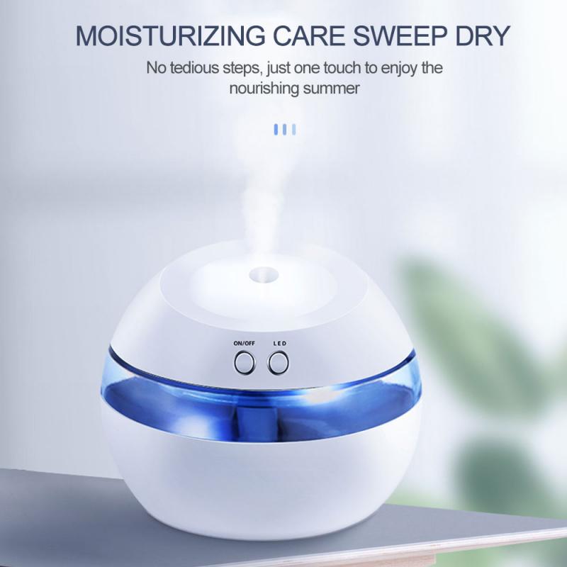 300ML Mini USB Aroma Essential Oil Diffuser Ultrasonic Mist Household Air Humidifier Air Purifying Mist Maker Timing Home