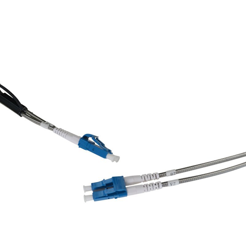 100 M LC UPC Lwl-patchkabel 2 Ader optisch fiber kabel Duplex Feld Amored Faser kabel für Basis Bahnhof