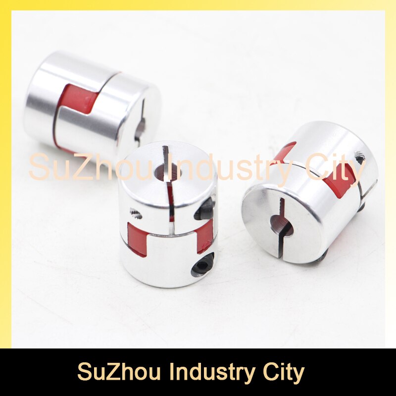 ! 3pcs 6mm to 15mm CNC Starter Shaft Coupler Connector Flexible Jaw Spider Plum Coupling Diameter 30mm Length 35mm