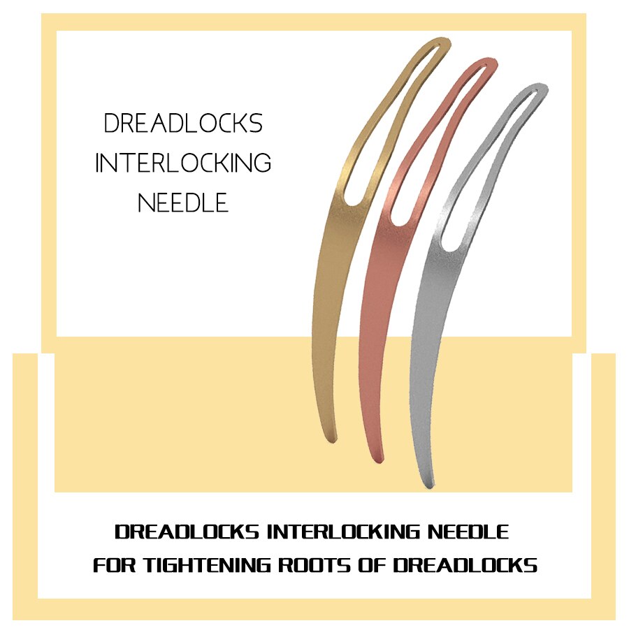 Alileader Gold Dreadlock Grijpende Naalden Sisterlock Craft Dreadlocks Gehaakte Pruik Naald Grijpende Tool Bevestiging Montage