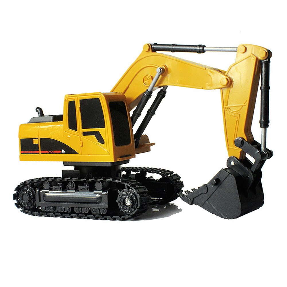 2.4Ghz 6CH 1:24 RC Excavator Toy RC Engineering Car Alloy Plastic Excavator RTR For Kids Christmas