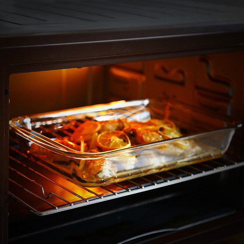 Dish Household Steamed Fish Plate Dinner Northern European Style Western Food Tray Rectangular Tableware