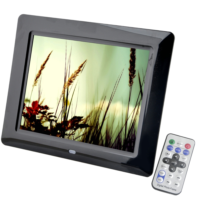 8 inch Lcd-scherm LED Backlight HD 800*600 Scherm Digitale Fotolijst Elektronisch Album Fotolijst MP3/ MP4 Leuk Cadeau Bruiloft