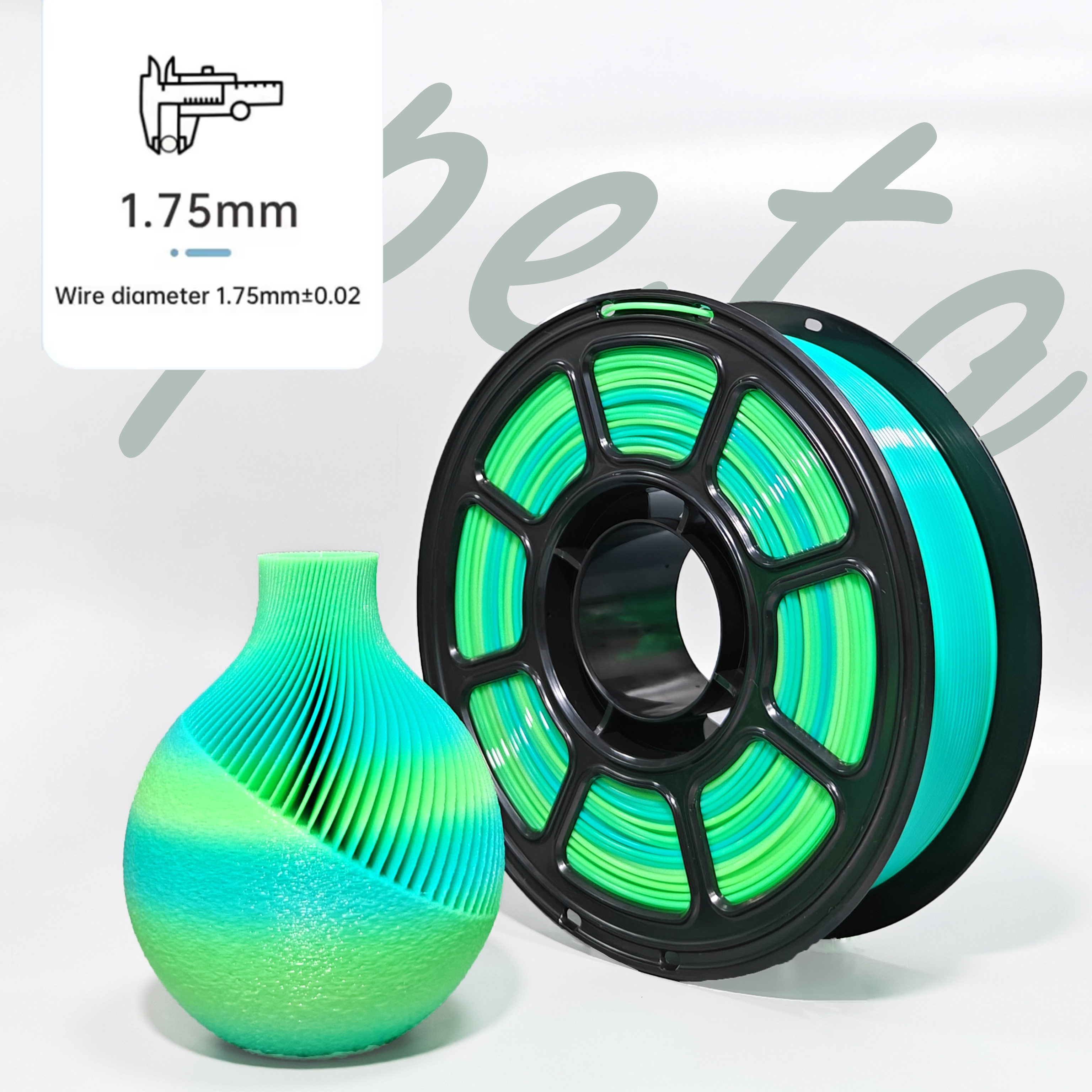 Tideboom PETG Filament 3D Printing Materials 1KG Eco-Friendly 3D Printer Petg Filament Good Toughness Colorful Petg 필라멘트
