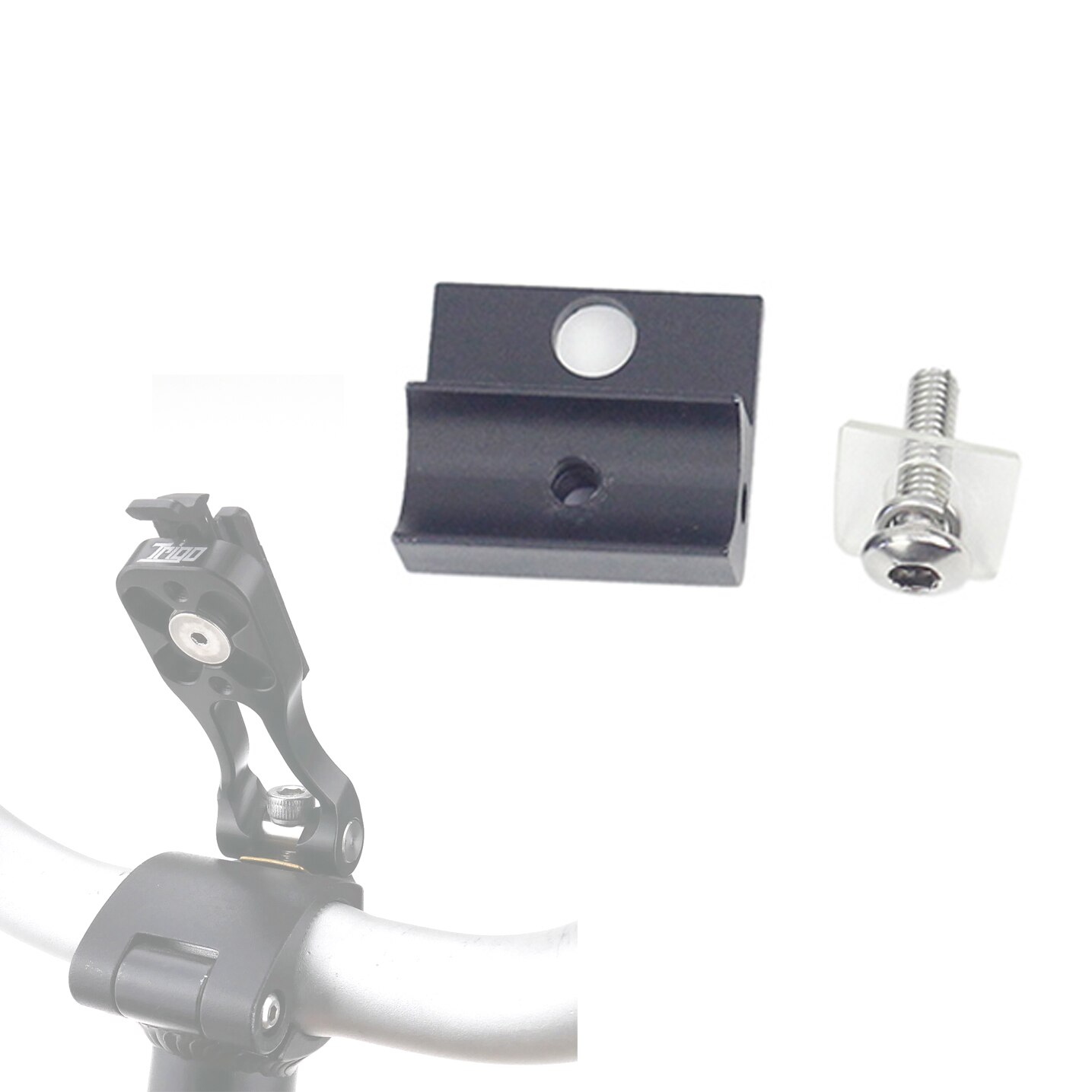 TRIGO-adaptador de montaje para teléfono, soporte de manillar de vástago para TOPEAK RIDECASE FNHON 3SIXTY BROMPTON, accesorios de bicicleta plegables