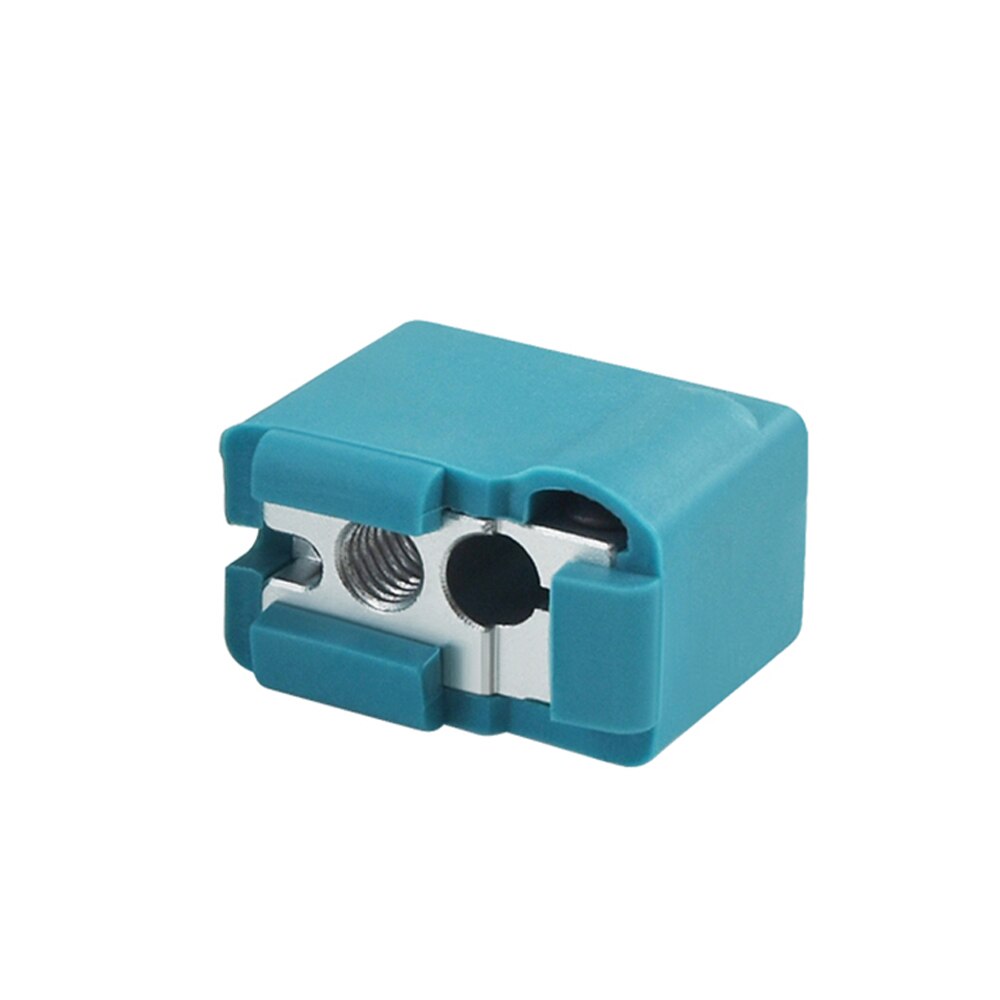 Volcano Silicone Sock Heater Block Aluminum For E3D Hotend PT100 Sensor Thermistor 3D Printer Parts Heat Block: 1pcs sock and block