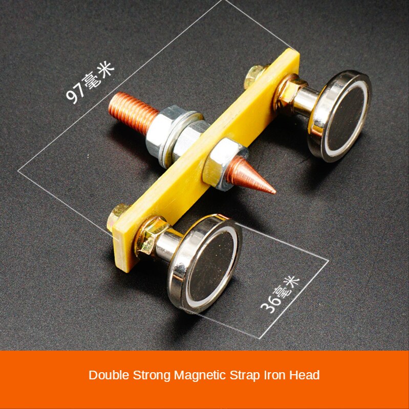 Strong Magnetic Grounding Magnet Welding Machine Ground Clamp Welding Magnet Strong Iron Lapping Head: green